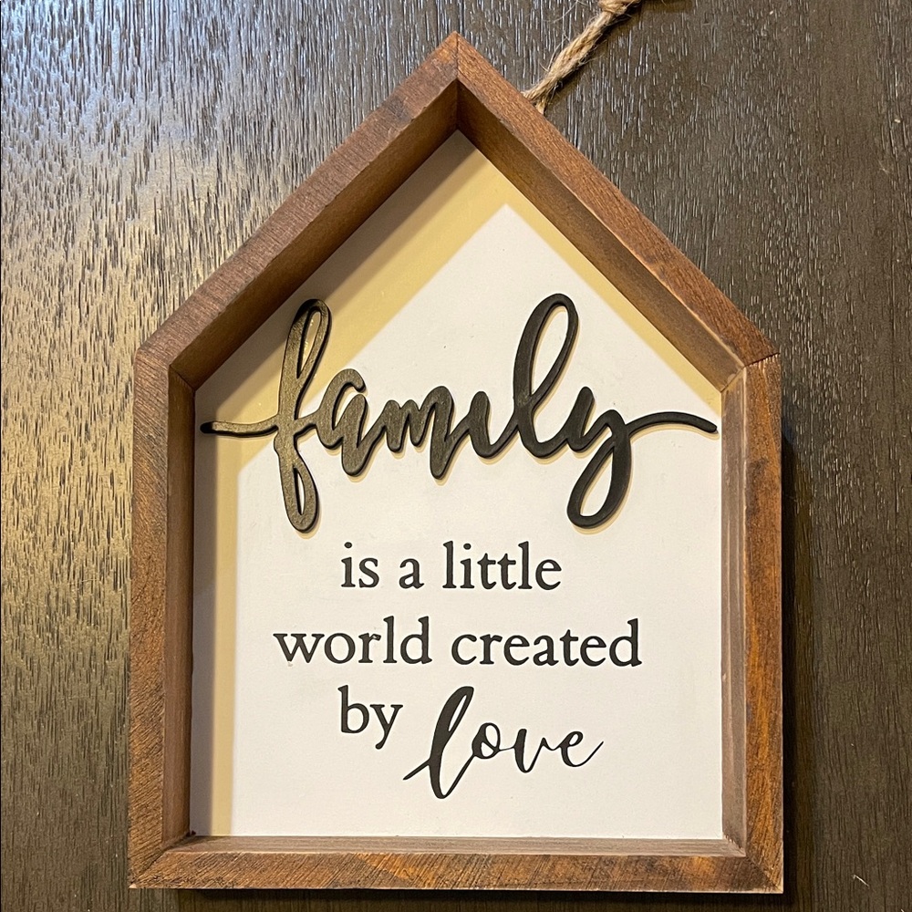 Wooden Family Wall Decor
